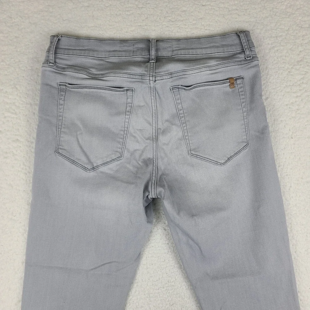 Joe's‎ Jeans Mens 33x29 Gray Slim Straight Light Wash Denim HEMMED